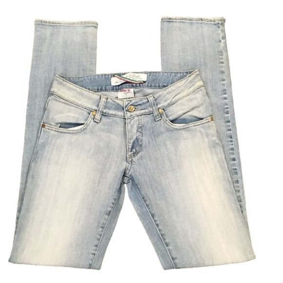 MET In Jeans Skinny Light Blue Jeans Sz 27 - Made In Italy - Picture 2 of 7